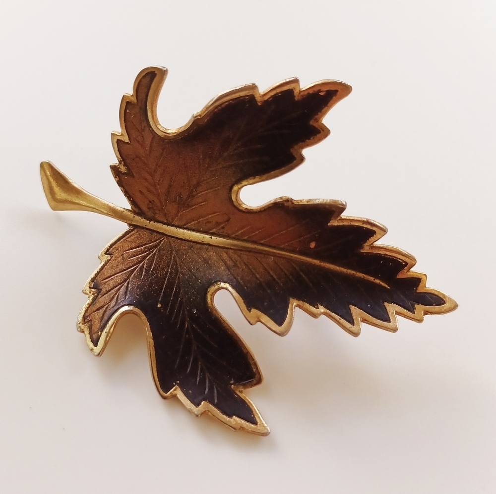 Autumn Leaf Brooch
